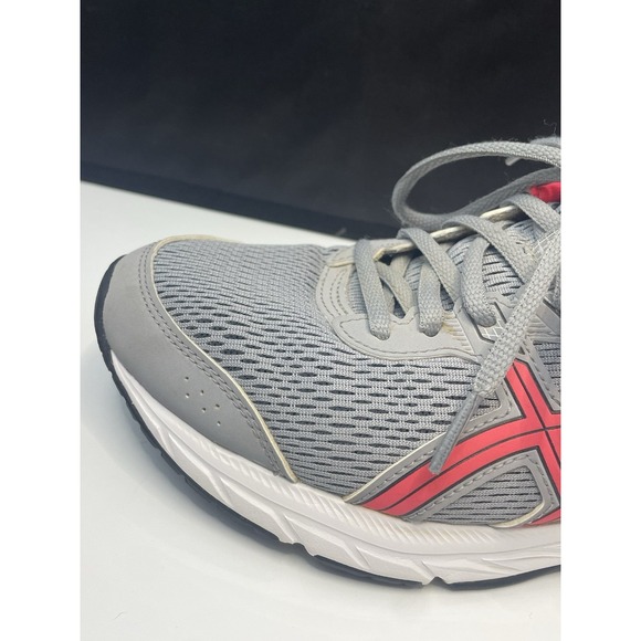 Asics Gel Contend 6 Running Shoes Womens 8.5 Grey Pink Sneakers 1012A571 - Picture 8 of 16
